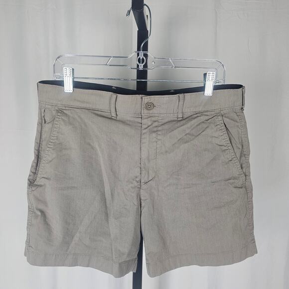 Abercrombie & Fitch Stretch Shorts Gray 33 A&F All Day Short Casual Fit - Picture 1 of 3